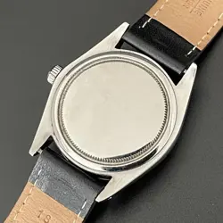 Rolex Precision Black 6426 Oyster Date Men's Watch Roman Dial Good Working Condi