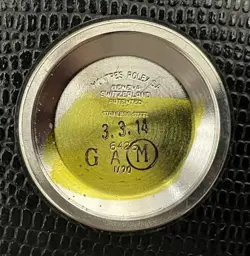 Rolex Precision Black 6426 Oyster Date Men's Watch Roman Dial Good Working Condi