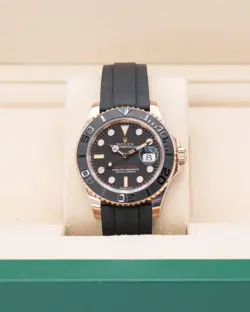 Rolex Yacht-Master 40mm 116655 Rose Gold on Oysterflex 2019