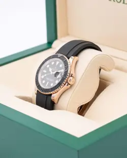 Rolex Yacht-Master 40mm 116655 Rose Gold on Oysterflex 2019