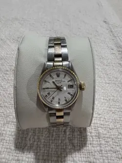 ROLEX OYSTER PERPETUAL LADIES 26 MM STEEL AUTOMATIC WATCH 6623