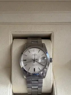 ROLEX OYSTERDATE PRECISION 6694 SILVER OYSTER WATCH
