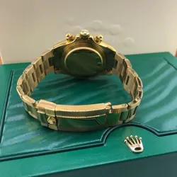 Automatic Watch ♔Rolex♔ 40mm In 18K Yellow Gold Steel Green Dial