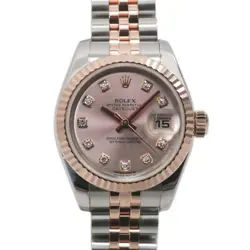 USED ROLEX DATEJUST 179171G PINK LADIES WATCH #10191