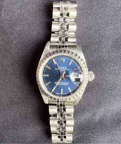 STAINLESS BLUE DIAL
