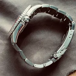 Ships GMT Solar Watch 17.5cm Bezel Inspired by Rolex Seiko Citizen Movement