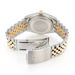 ROLEX Datejust 16013 Champagne Gold bar 91 Number second hand mens