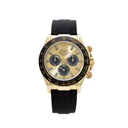 ROLEX DAYTONA 116518LN YELLOW GOLD CHAMPAGNE BLACK DIAL (2022)