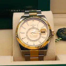 ROLEX SKY-DWELLER 326933 CHAMPAGNE DIAL STEEL AND YELLOW GOLD 2022