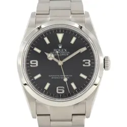 AUTHENTIC ROLEX EXPLORER 1 114270 SS AUTOMATIC SERIAL INFO:Z SERIAL  #260-007...