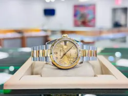 Rolex Datejust 31  178243 Factory Champagne Diamond Jubilee dial Oyster Band P