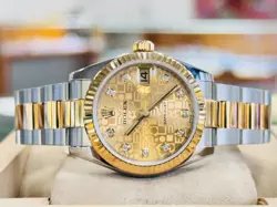 Rolex Datejust 31  178243 Factory Champagne Diamond Jubilee dial Oyster Band P