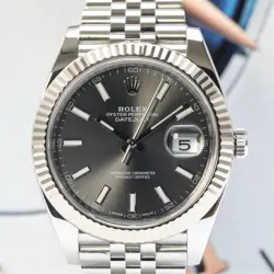 AUTOMATIC•AUTHENTIC•ROLEX•MEN'S WATCH DATEJUST 41MM GREY DIAL