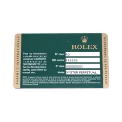 ROLEX 116233G