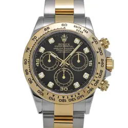 ROLEX 116503G COSMOGRAPH DAYTONA BLACK/DIAMOND MENS WRISTWATCH