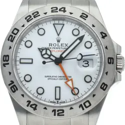 ROLEX EXPLORER 2 WATCH 226570 BOX WARRANTY STAINLESS STEEL MENSWATCH WHITE F...
