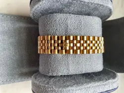 ROLEX DATEJUST 1601 18KT SOLID GOLD YEAR 1963 PIE PAN DIAL MEN'S WATCH