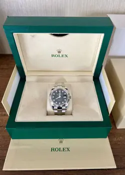 2023 ROLEX DATEJUST 41 126334, STEEL & GOLD, DARK RHODIUM, BOX & PAPERS