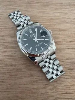 Rolex 2015 Datejust 36 Black-Full Rolex Service w/Two Year Warranty Dated 2/2025