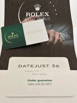 Rolex 2015 Datejust 36 Black-Full Rolex Service w/Two Year Warranty Dated 2/2025