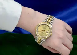 Rolex Oyster Perpetual DateJust Watch 18K Yellow Gold&Stainless Steel Ref.16030R
