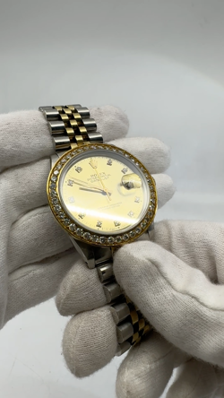 Rolex Oyster Perpetual DateJust Watch 18K Yellow Gold&Stainless Steel Ref.16030R