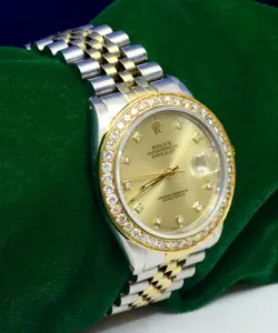 Rolex Oyster Perpetual DateJust Watch 18K Yellow Gold&Stainless Steel Ref.16030R