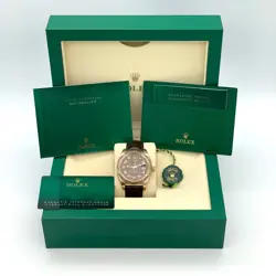 Rolex Sky-Dweller 42mm Rose Gold Chocolate Dial  Ref 326135 Original Box & Paper