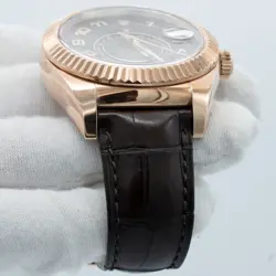 Rolex Sky-Dweller 42mm Rose Gold Chocolate Dial  Ref 326135 Original Box & Paper