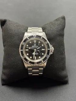 1989 VINTAGE ROLEX SUBMARINER NO DATE 5513 BLACK DIAL SS OYSTER  40MM