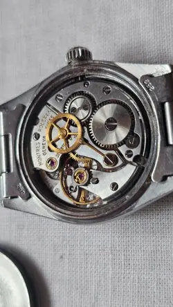 VINTAGE Rolex Oysterdate 6466 CUSTOM Wimbledon Dial 30mm Boy's Manual Watch 1970