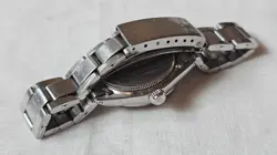 VINTAGE Rolex Oysterdate 6466 CUSTOM Wimbledon Dial 30mm Boy's Manual Watch 1970