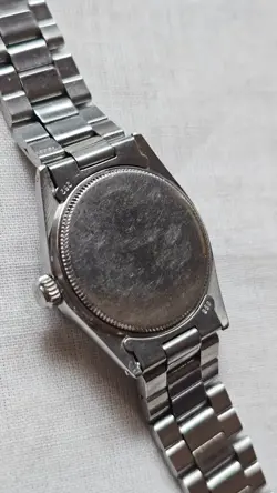 VINTAGE Rolex Oysterdate 6466 CUSTOM Wimbledon Dial 30mm Boy's Manual Watch 1970