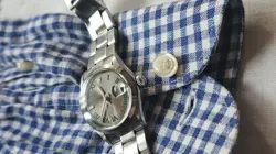 VINTAGE Rolex Oysterdate 6466 CUSTOM Wimbledon Dial 30mm Boy's Manual Watch 1970