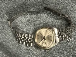 ROLEX MEN'S DATEJUST STAINLESS STEEL WATCH