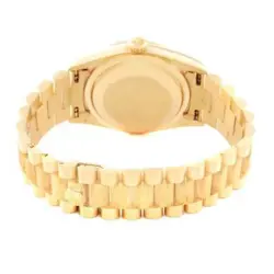 ROLEX DAY-DATE PRESIDENT YELLOW GOLD BARK FINISH MENS WATCH 18248