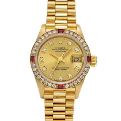 USED ROLEX DATEJUST 69068G CASE SIZE 26×26MM LADIES WATCH #3127