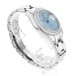 ROLEX Day Date Pearlmaster Bezel Diamond 8P Diamond 2P Baguette Diamond 1894...