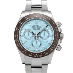 ROLEX 116506A COSMOGRAPH DAYTONA ICE BLUE/DIAMOND MENS WRISTWATCH WITH BOX &...