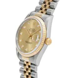 USED ROLEX Datejust 16233G Case Size 36×36mm Men's Watch #32717