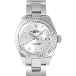 USED ROLEX DATEJUST 279174G SILVER LADIES WATCH #3277