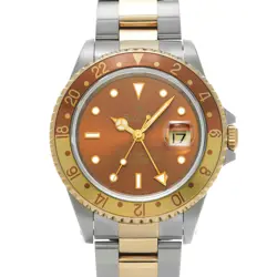USED ROLEX GMT MASTER II 16713 BROWN CASE SIZE 40×40MM MEN'S WATCH #31167