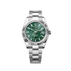 ROLEX SKY-DWELLER 336934 STAINLESS STEEL GREEN DIAL (2024)