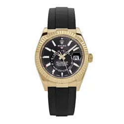 ROLEX SKY-DWELLER 336238 YELLOW GOLD  BRIGHT BLACK DIAL (2024)