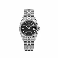 ROLEX DATEJUST 126234 WHITE GOLD STAINLESS STEEL BLACK DIAL JUBILEE (2024)