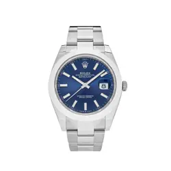ROLEX DATEJUST 126300 STAINLESS STEEL BLUE DIAL OYSTER