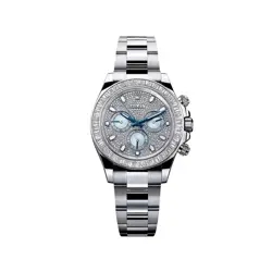 ROLEX DAYTONA 116576TBR PLATINUM PAVE DIAMOND DIAL