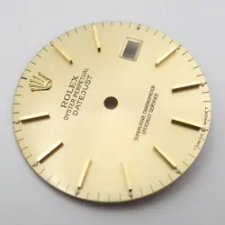 Rolex Datejust Champagne Gold Dial Hands Tritium Index Parts - Used A Condition