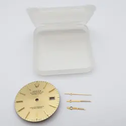 Rolex Datejust Champagne Gold Dial Hands Tritium Index Parts - Used A Condition