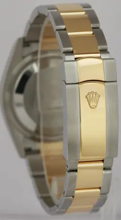 MINT PAPERS Rolex DateJust 36mm DIAMOND Champagne 18K Gold Two-Tone 126233 BOX